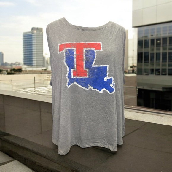 LA Tech Russell Athletic Top - Picture 1 of 4